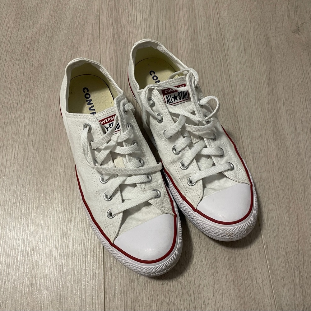 Converse White Low-Top Sneakers